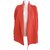 Vintage Gianni Versace Wolle lange Strickjacke Rot  ref.33144