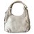 Chanel Handbag White Leather  ref.33205