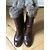 Véronique Branquinho Botas de piel Chocolate - vista 6