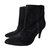 Ikks Ankle Boots Black Leather  ref.33449