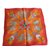 Hermès Schal Orange Seide  ref.33460