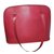 Louis Vuitton Lussac Red Leather  ref.33574