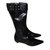 Burberry Boots Black Leather  ref.33577