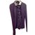 Jitrois Silk blouse Purple Metallic Leather  ref.33832