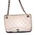 Timeless Chanel Handbag Black White Leather  ref.33909