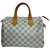 Speedy Louis Vuitton Handbag Cream Cloth  ref.33914