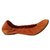 Hermès Zapatillas de ballet Naranja Cuero  ref.33957