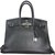 Birkin Hermès Handbags Black Leather  ref.33970