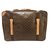 Louis Vuitton Briefcase Brown Leather Cloth  ref.33978