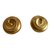 Nina Ricci Earrings Golden Metal  ref.34054