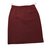 Lanvin Skirt Dark red Ebony Wool  ref.34077