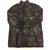 Burberry Leather Coat with Removable Wool Vest Black  ref.34150