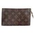 Louis Vuitton Clutch bag Brown Leather  ref.34177