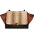 Céline Light Blush Python Tricolor Leather Small Trapeze Bag Brown Exotic leather  ref.34182
