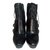 Céline Ankle Boots Black Leather  ref.34212