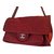 Chanel Handbag Red Leather  ref.34288