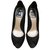 Christian Dior Heels Black Silk  ref.34367