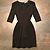 Pierre Balmain Schwarzes Viskose Kleid - Ansicht 10
