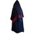 Hermès 2016 Abrigo de cachemir de cara rayada de Winter Runway para mujer Roja Azul Cachemira  ref.34505