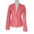 René Lezard Jacket Pink Orange Silk Cashmere Linen  ref.34536