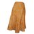 René Lezard Skirt Beige Orange Silk  ref.34541