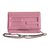 Fendi Brieftasche an der Kette Pink Leder  ref.34557