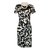 Diane Von Furstenberg Dress Black White Silk  ref.34566