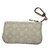 Louis Vuitton piccolo portafoglio e portachiavi Grigio Tela  ref.34662