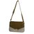 Marni Two Compartment  Leather Crossbody Bag White Olive green  ref.34668
