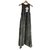 Jean Paul Gaultier For Sept Premiers Pearls Dress Black Golden Dark grey Polyester  ref.34669