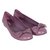 Bottega Veneta leather ballerinas Purple  ref.34701