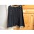 Falda One Step negra de rayas de algodón talla 38 Negro - vista 3