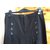 Falda One Step negra de rayas de algodón talla 38 Negro - vista 4