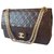 Chanel TIMELESS Marrom Couro  ref.34741