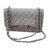 Timeless Chanel Classic double flap Caviar Grey Leather  ref.34760