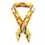 Hermès Cachecol de seda Amarelo  ref.34855