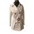 Zara Trench coat White Cotton  ref.34882