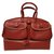 Dior Handbag Dark red Leather  ref.35019