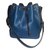 Noe Louis Vuitton Handtasche Blau Leder  ref.35138