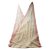 Hermès triangle shawl Pink Silk  ref.35205