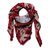 Chanel cashmere and silk scarf White Red Blue  ref.35956