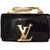 Louis Vuitton Bolsa de embrague Negro Charol  ref.35405