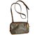 Louis Vuitton Marly Cross Body Bag Brown Leather Cloth  ref.35417