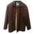 Autre Marque chevignon Blazers Jacket Brown Leather Cotton  ref.35604