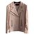 American Retro jaqueta de couro Rosa Pele de cordeiro  ref.35649