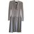 Chanel Dress Grey Wool  ref.35708