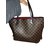 Louis Vuitton borsetta Ebano Pelle  ref.35741