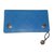 Chanel Bolsa, carteira, caso Azul Couro  ref.35780