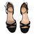 Christian Louboutin Sandals Black Patent leather  ref.35936