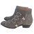 Chloé Ankle Boots Grey Leather  ref.35988
